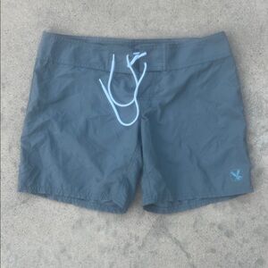 Carve Design Women's Grey Board Short Swim Trunks Size 6